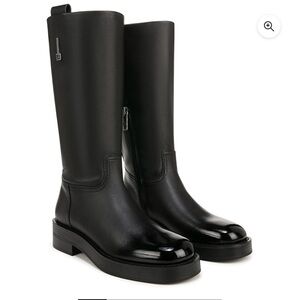 Franco Sarto Glossy Black Winter Boots